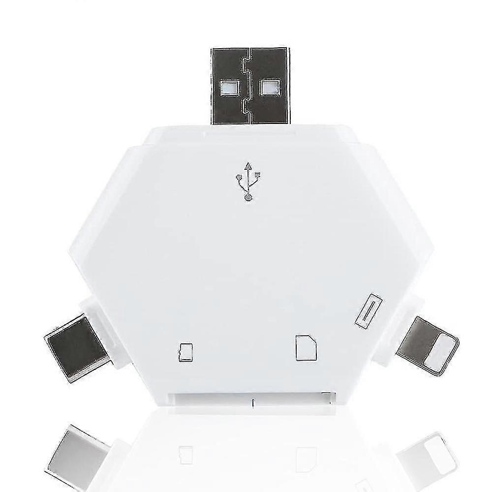Stück Sd-kartenleser 5-in-1 Otg-kartenleser Tragbarer Speicherkartenleser