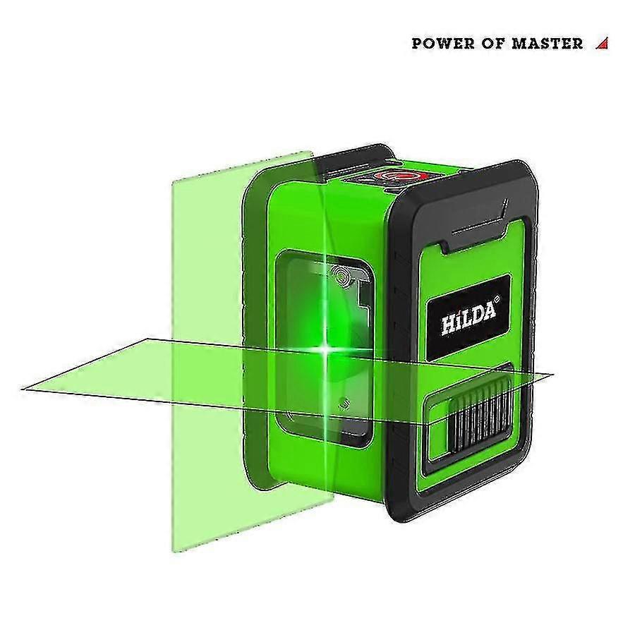 Laser-nivelliergerät, Selbstnivellierender Grüner Kreuzlinienlaser, 360° Drehbar