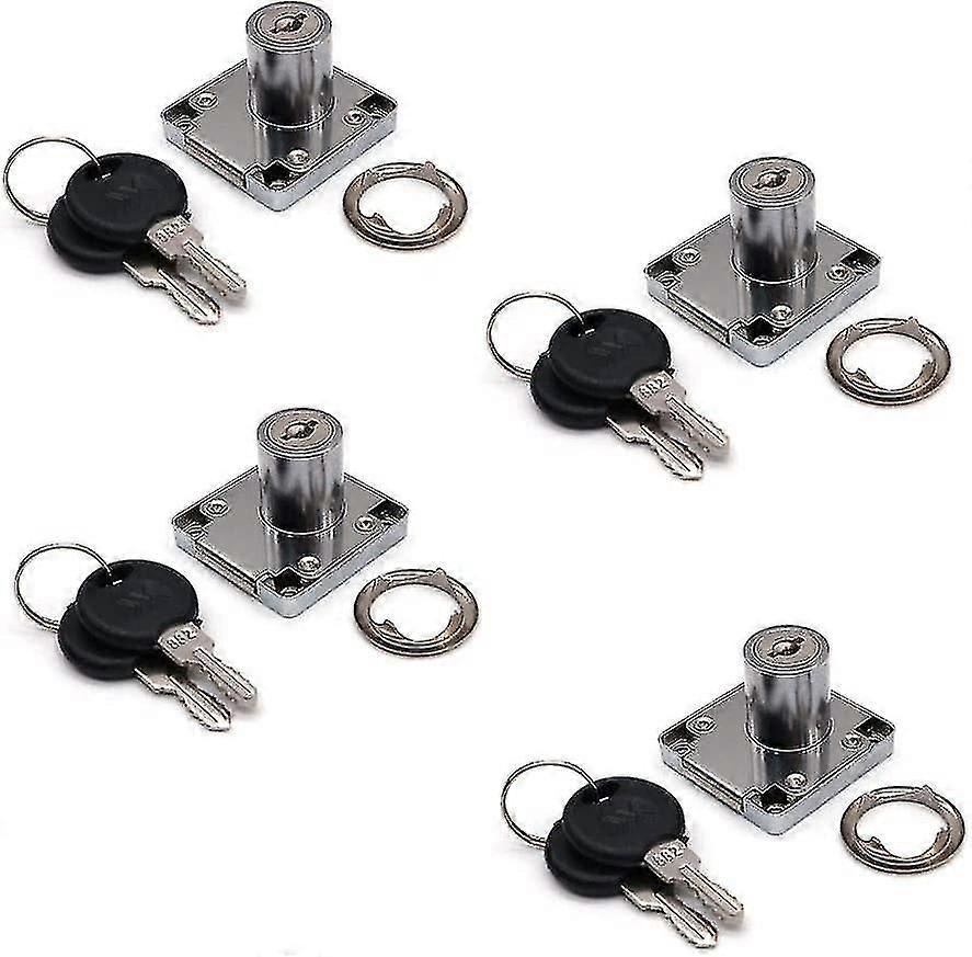 Set Mit 4 Schlössern Mit Schlüsseln Aus Zinklegierung Für Türen, Schränke Und Schubladen