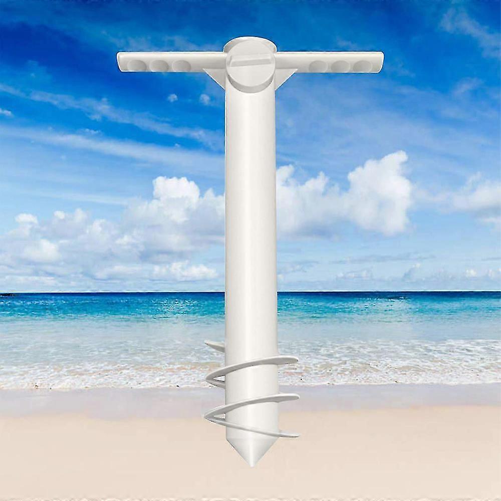 Sonnenschirm-schraubhalterung Mit Sandanker Angelrutenhalterung (einheitsgröße) Sicher Bei Starkem Wind