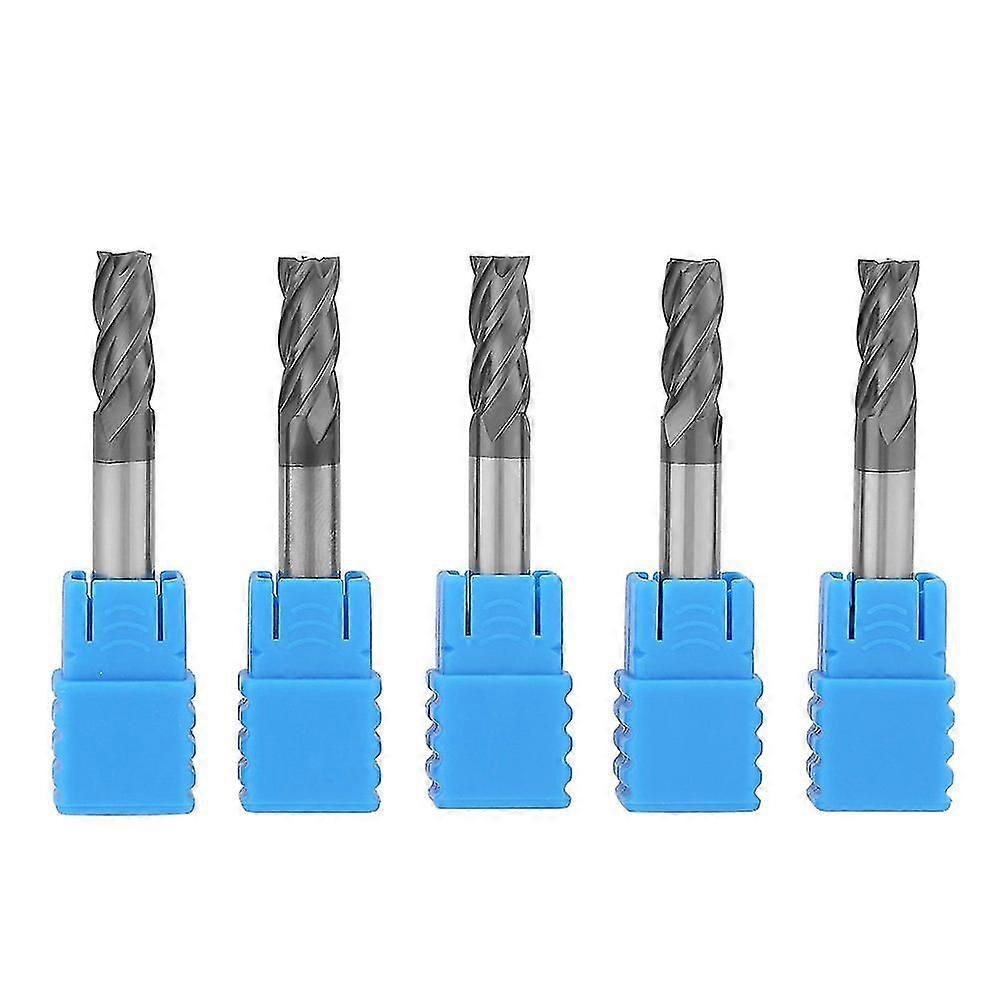 Stück 4-schneidige Hartmetall-schaftfräser Für Cnc-fräsen, Cnc-rotationsfräser, 6 Mm Durchmesser X 50 Mm Länge