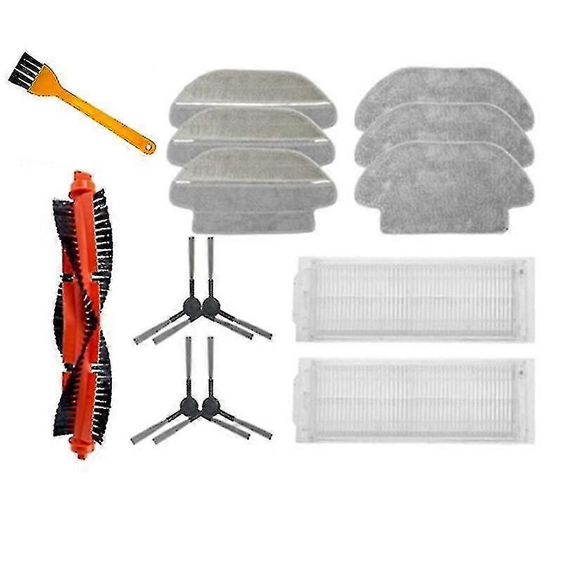 Ersatzteilset Für Xiaomi Mijia Saug- Und Wischroboter Styj02ym: Seitenfilter, Hepa-filter, Hauptwalze, Bürste, Wischmopp