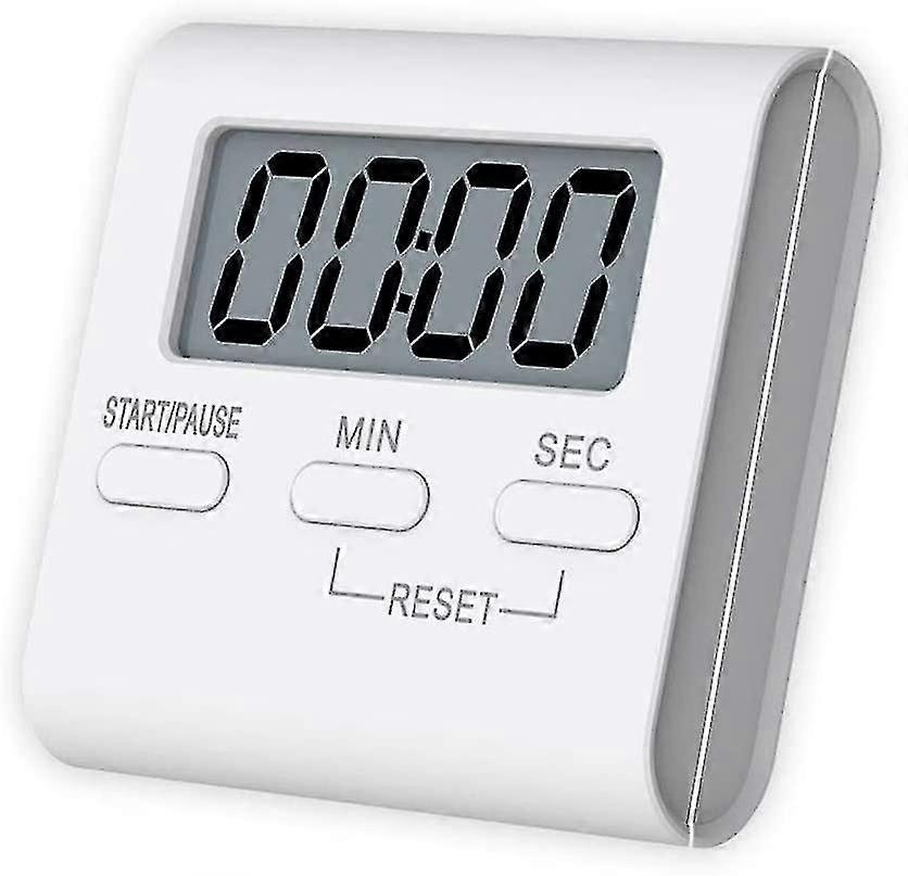 Digitaler Küchentimer Mit Magnetverschluss, Countdown-stoppuhr, Lautem Alarm, Großen Ziffern, Aufstellfuß Und Aufhängeöse Für Küche, Dusche, Badezimmer, Kinderzimmer Usw.