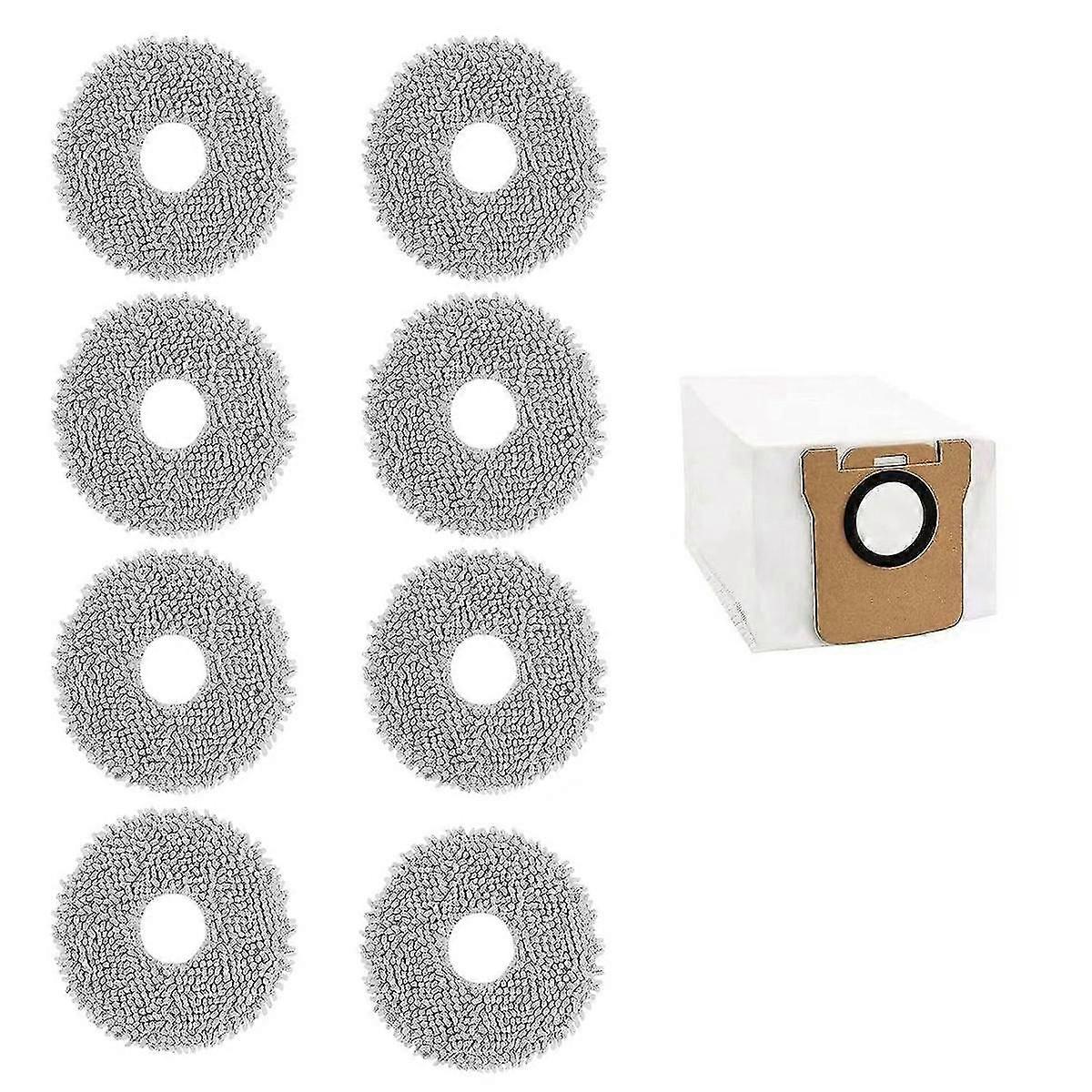 8er-pack Wischmopp-pads Für L10s Ultra, Waschbare Wischmopp-pads Für L10 Ultra / L10s Pro / L10s Ultra Saugroboter