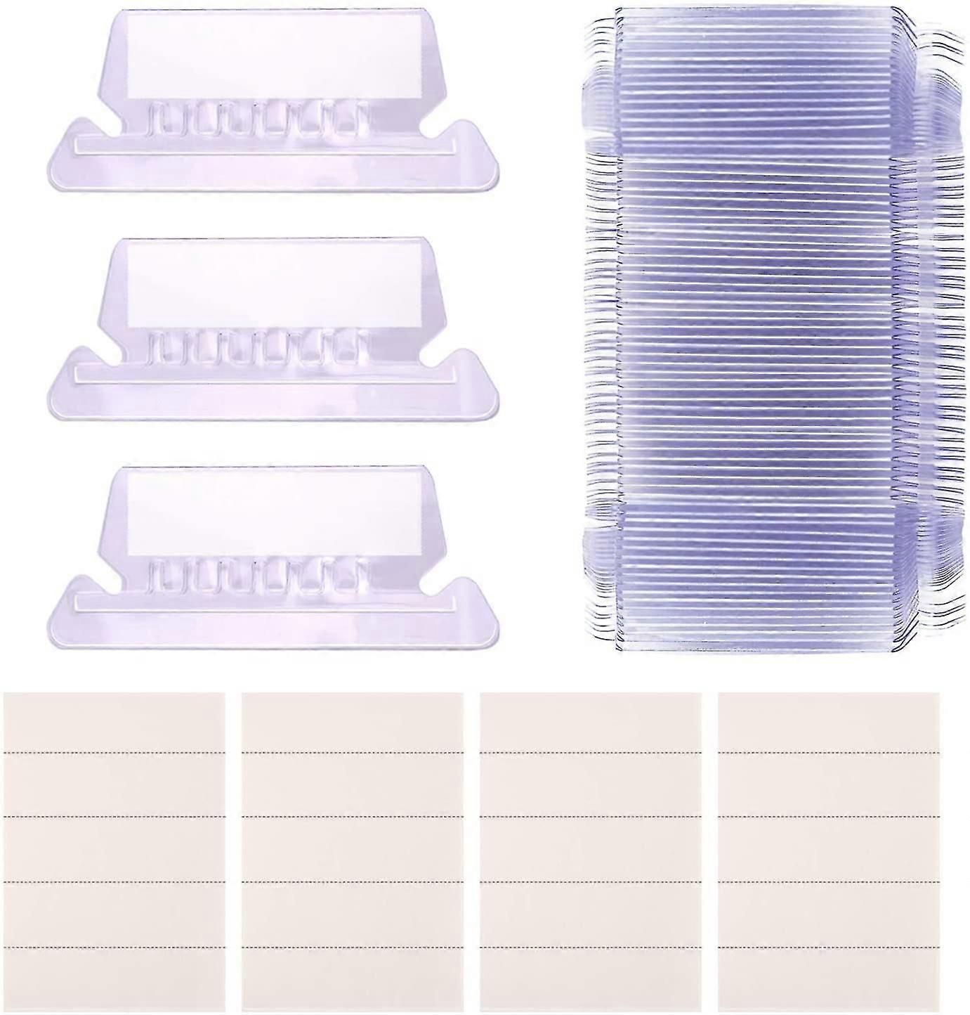 Zoll (ca. 5 Cm) Große, 60er-sets Hängeregister Und Einlagen, Farbige Aktenordner-etiketten Zur Aktenkennzeichnung, Gut Lesbar