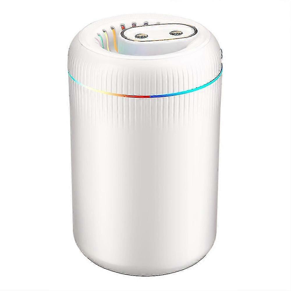 Tragbarer Luftbefeuchter Mit 7-farbigem Nachtlicht, Doppeldüse, Usb-ladeanschluss, Für Schlafzimmer Und Schreibtisch