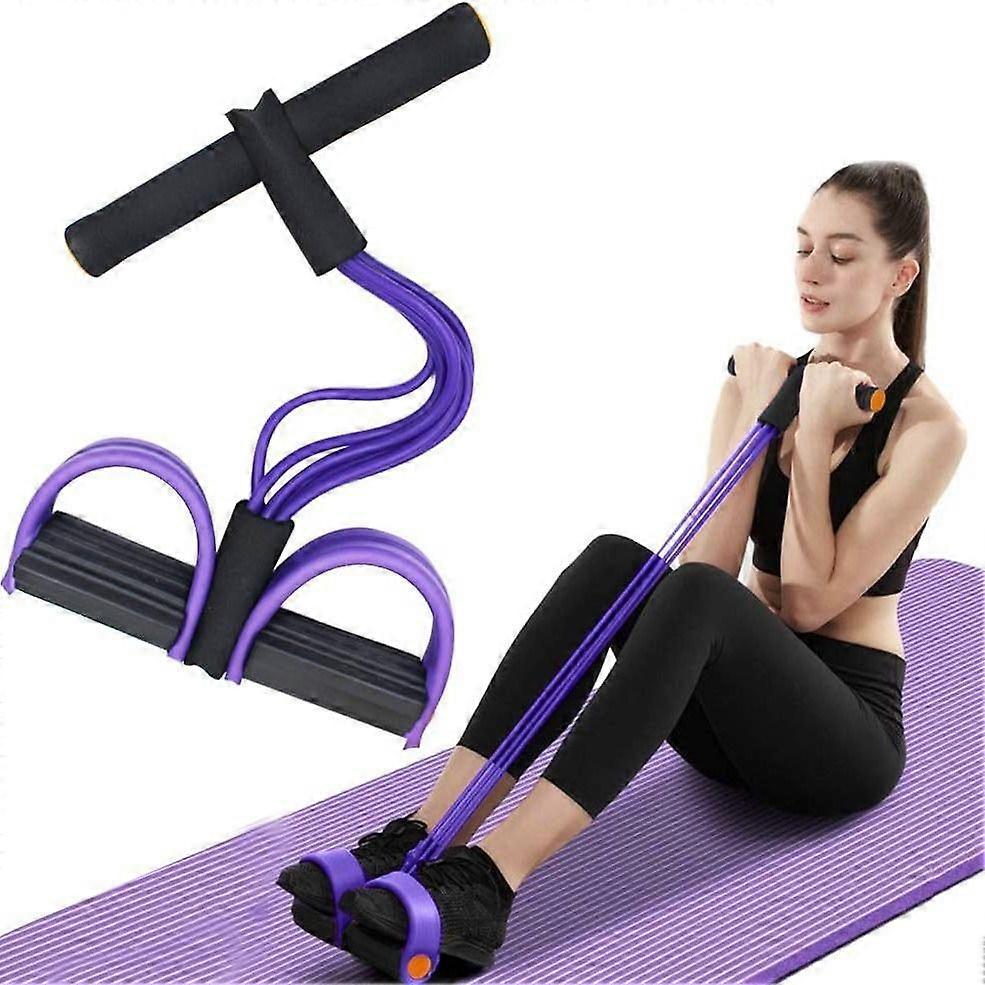 Elastisches Widerstandsband Für Yoga, Multifunktionales Spannseil Mit 6-rohr-design