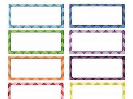 40 Magnetische, Abwischbare Etiketten, 3 X 1,2 Zoll Namensschilder