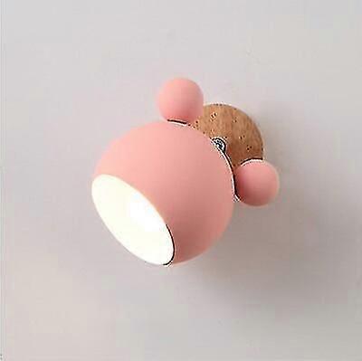 Kreative Wandleuchte „macaron Mickey“ Von Personality Creative (rosa, Ohne Leuchtmittel)