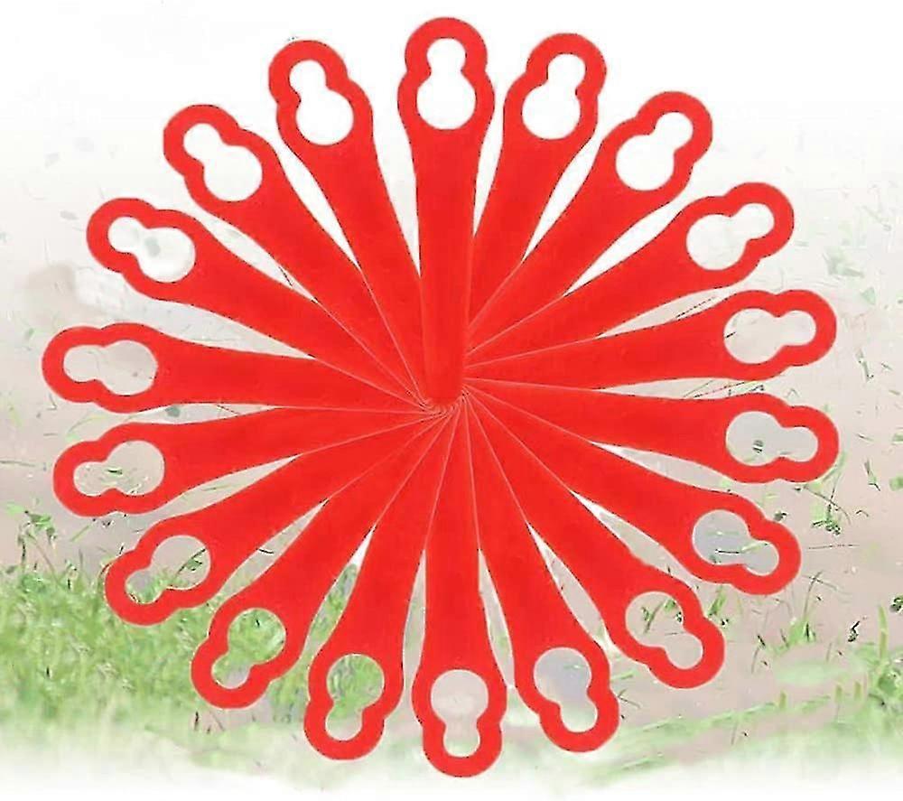 Kunststoffklingen Für Rasentrimmer, 83 Mm Kunststoff-schneidklingen Für Gartentrimmer, Ersatzklingen-zubehör (rot) (100 Stück)