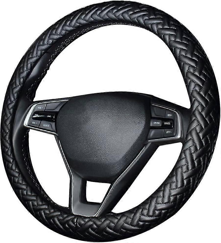 Lenkradbezüge, Handgenähtes Leder Von Heilwiy, Atmungsaktiv, Rutschfest, Ideales Geschenk Für Autofahrer