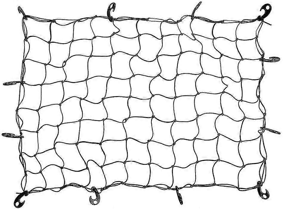 90 X 120 Cm Großes Bungee-netz Mit 12 Abs-haken – Großes Fassungsvermögen Für Den Kofferraum