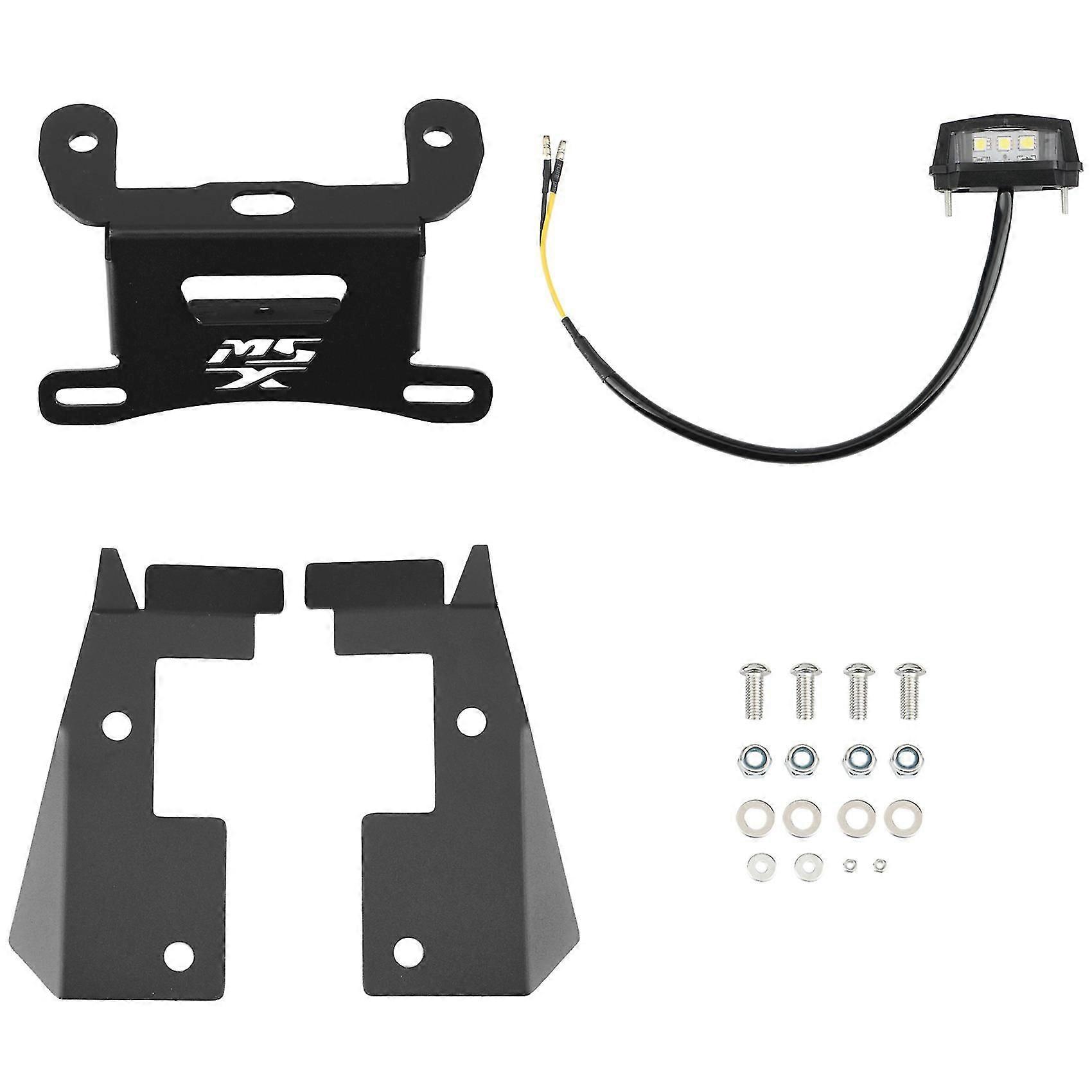 Motorrad-kennzeichenhalterung Mit Led-beleuchtung Für Msx125 Grom/msx125sf (2016–2020)
