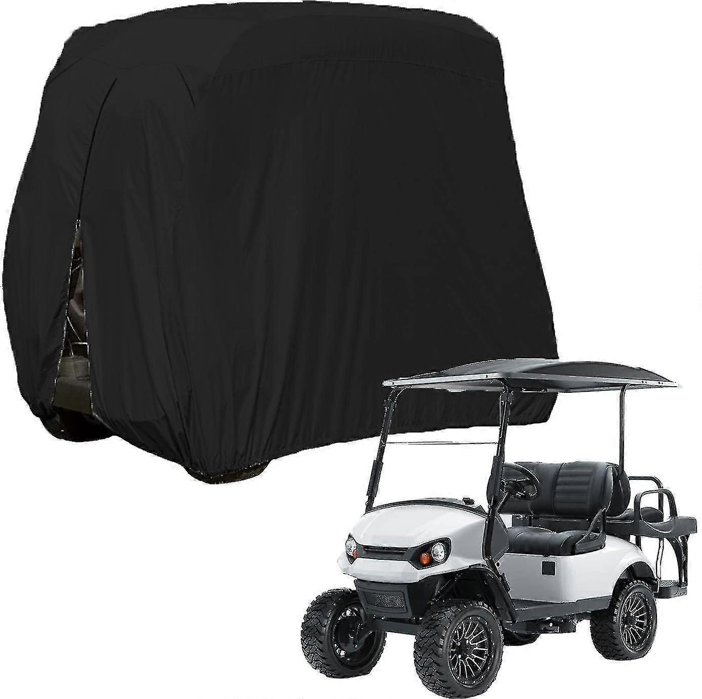210d Wasserdichte Golfwagenabdeckung, Universell Passend Für Die Meisten 4-sitzer-golfwagenmarken