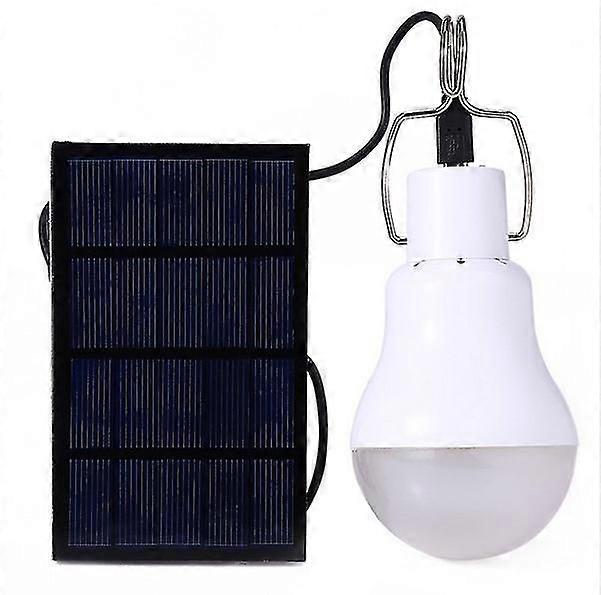 Tragbare Solar-campinglampe, Solar-led-notleuchte, Solar-gartenlaterne Mit Haken, Solarpanel Für Camping Und Angeln