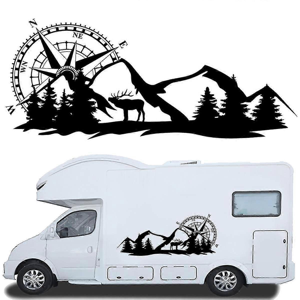 Universeller Karosserieaufkleber Für Wohnmobile, Pkw, Wohnwagen Und Anhänger