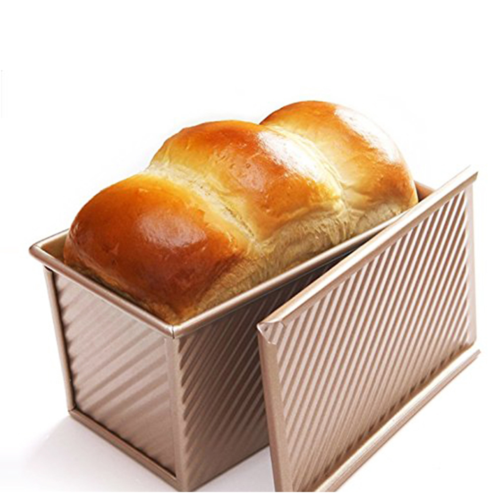 Brotform Mit Deckel, Kuchen- Und Toastform Aus Antihaftbeschichtetem Kohlenstoffstahl, Brotkasten Zum Backen.