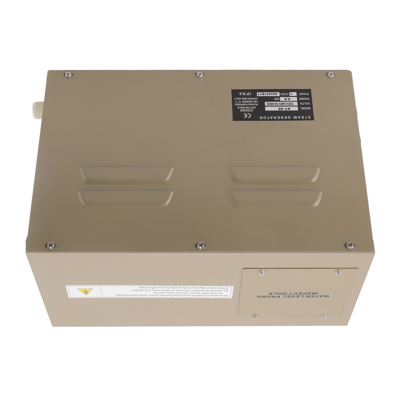4,5 Kw Dampferzeuger Aus Edelstahl Mit Automatischem Ablauf, Bedienfeld Für Nasssauna, 220 V–240 V