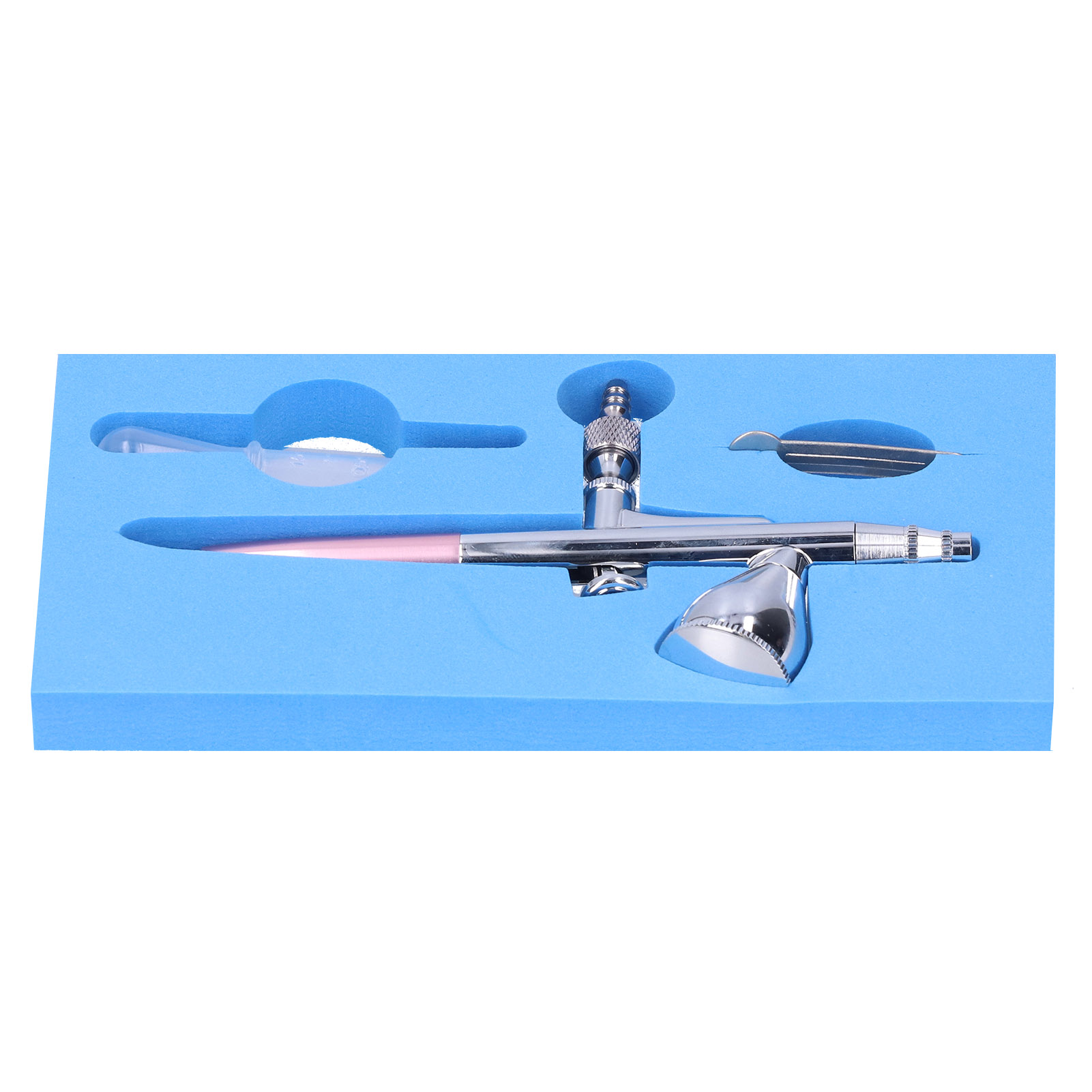 G1/8 Airbrush-pistolen-set Zum Malen, Dekorieren Und Modellbauen, Pinkes Künstler-set