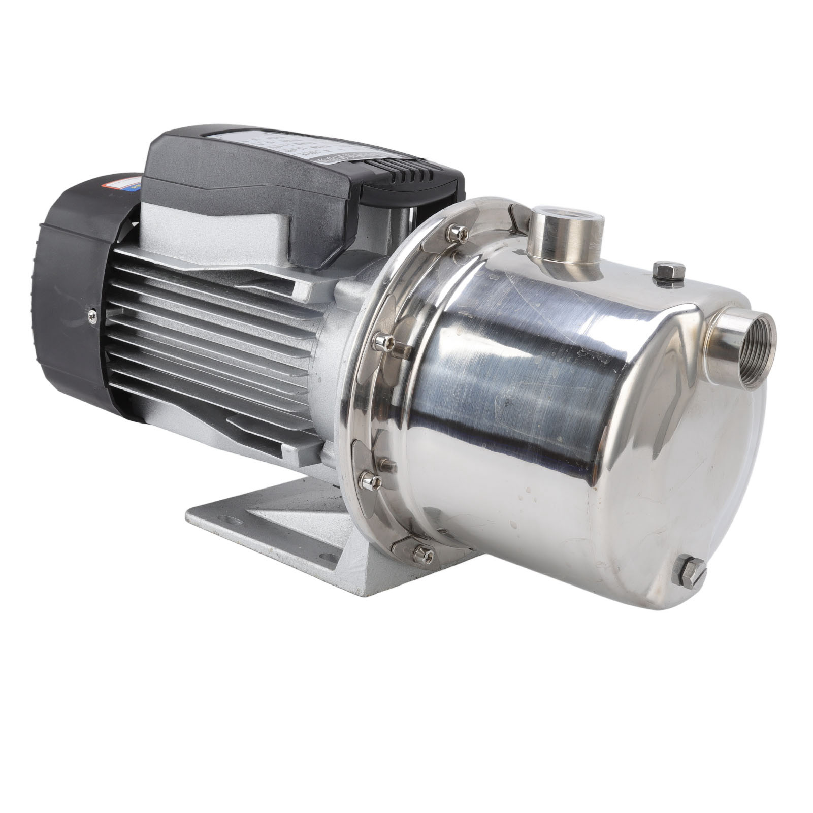 Hochleistungsfähige, Multifunktionale Edelstahl-druckpumpe Für Garten- Und Hausinstallationen, 220 V, 1500 W, Eu-stecker