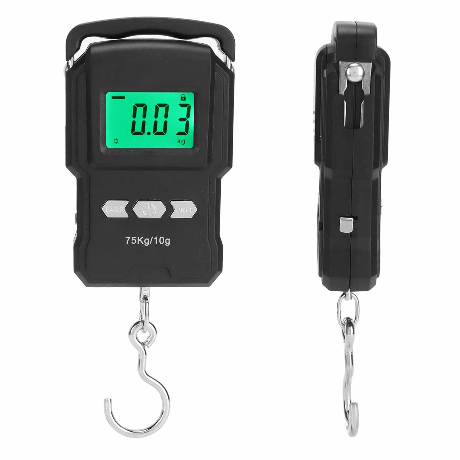 Tragbare Elektronische Waage, 75 Kg, Mit Maßband, Lcd-anzeige, Für Pakete Und Den Hausgebrauch.