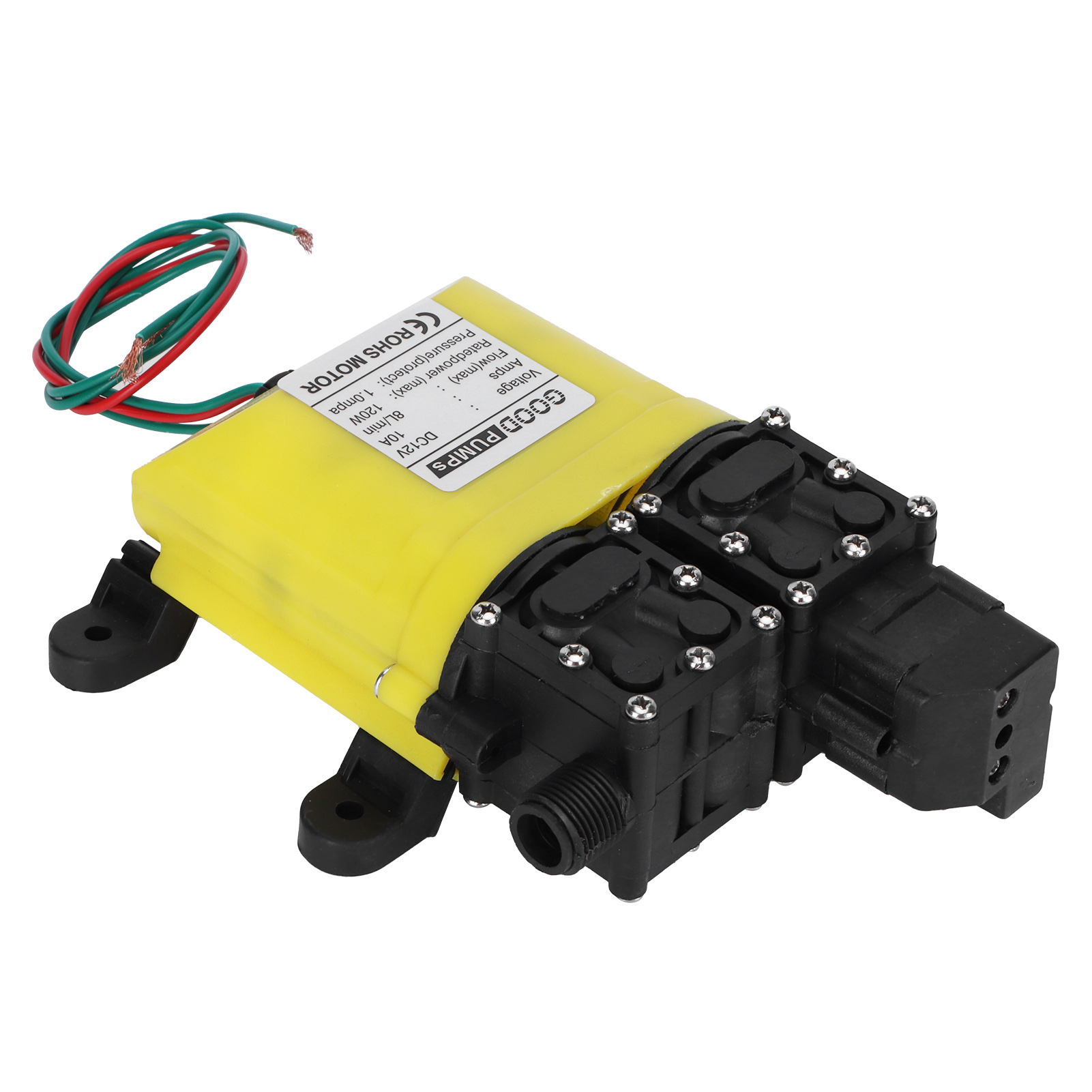 12v 120w 8l Hochdruck-membranpumpe Mit Kupferanschluss, Automatische Wasserfüllpumpe