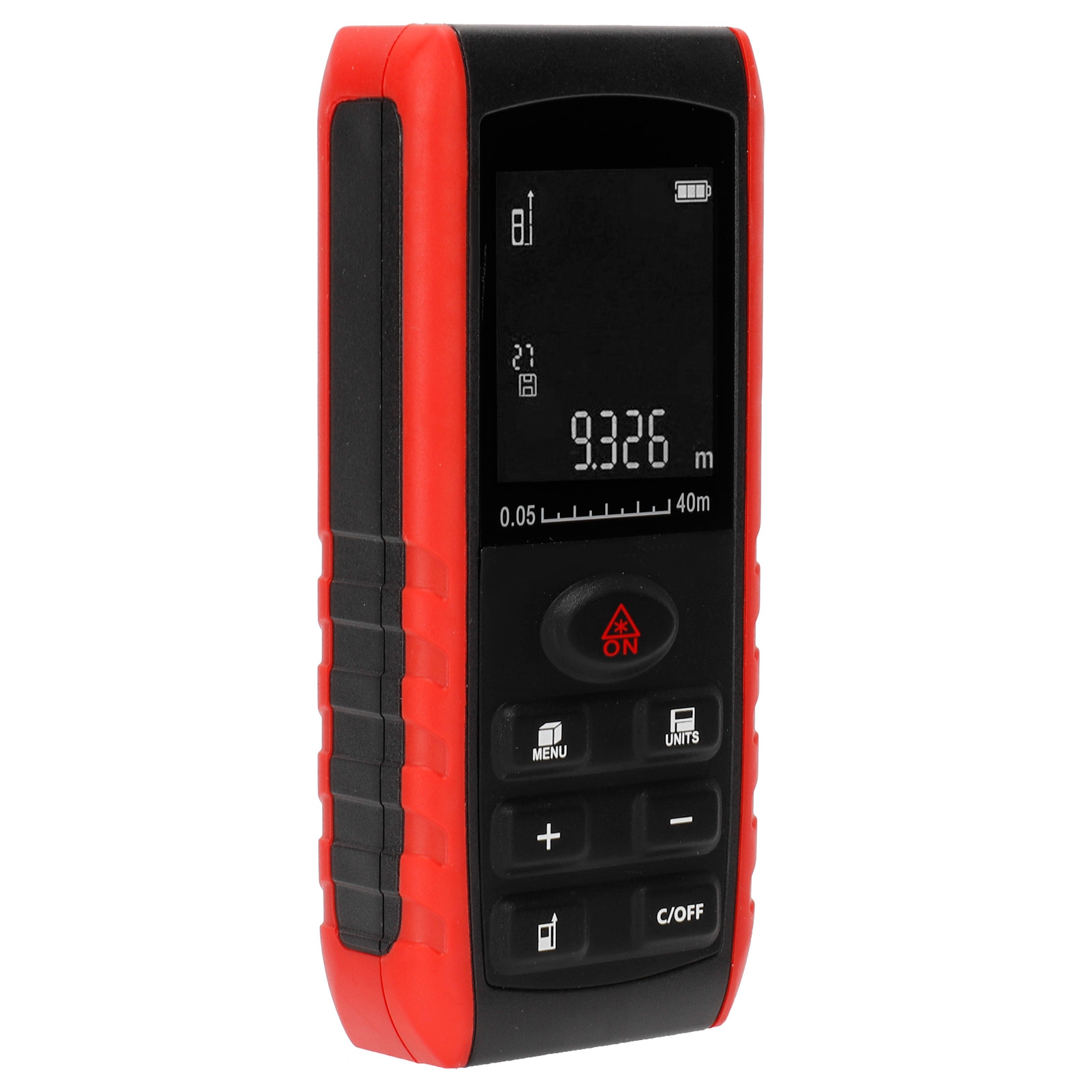 Kxl-e40 Laser-entfernungsmesser Mit Display, Tragbares Distanzmessgerät 0,05–40 M