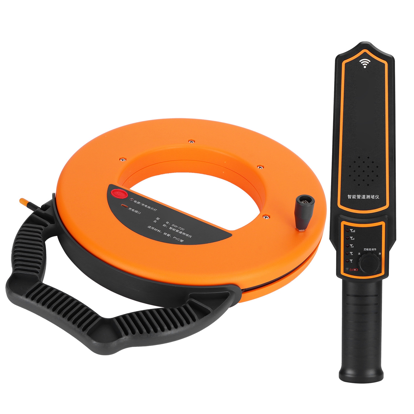 Wandmontierter Rohrverstopfungsdetektor, Diagnosescanner, Verstopfungstester Für Stahl-/pvc-rohre