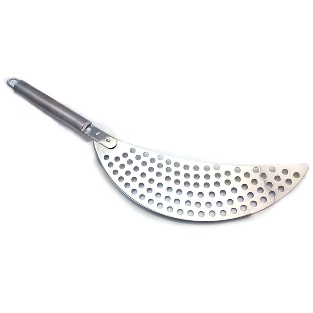 Edelstahlsieb Mit Griff, Abtropfsieb Zur Wasserfiltration, Küchenutensil.
