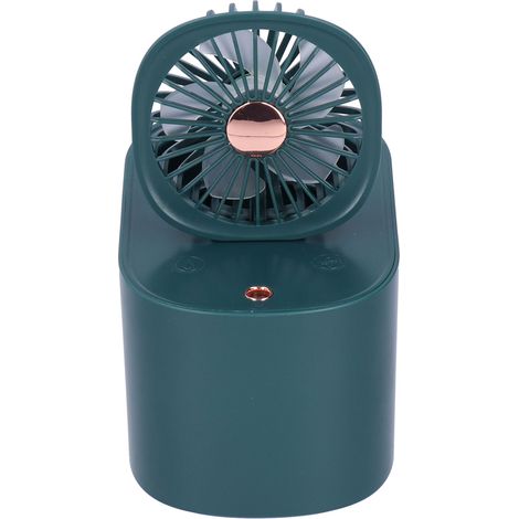 90°-faltventilator, 2-in-1-gerät, Tragbarer Nebelventilator Für Zuhause Und Büro, Dunkelblau