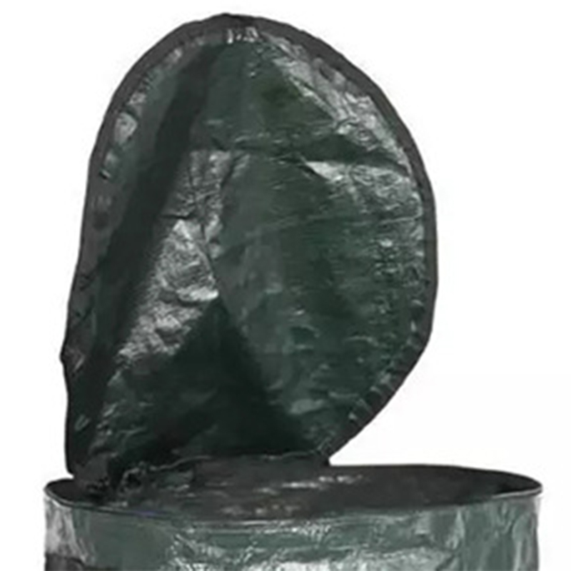 Wasserdichter Pe-gartenkompostbeutel, Faltbar, Leicht, Großes Fassungsvermögen, Wiederverwendbar, Mit Reißverschluss, 15 Gallonen (35 X 60 Cm / 13,8 X 23,6 Zoll)