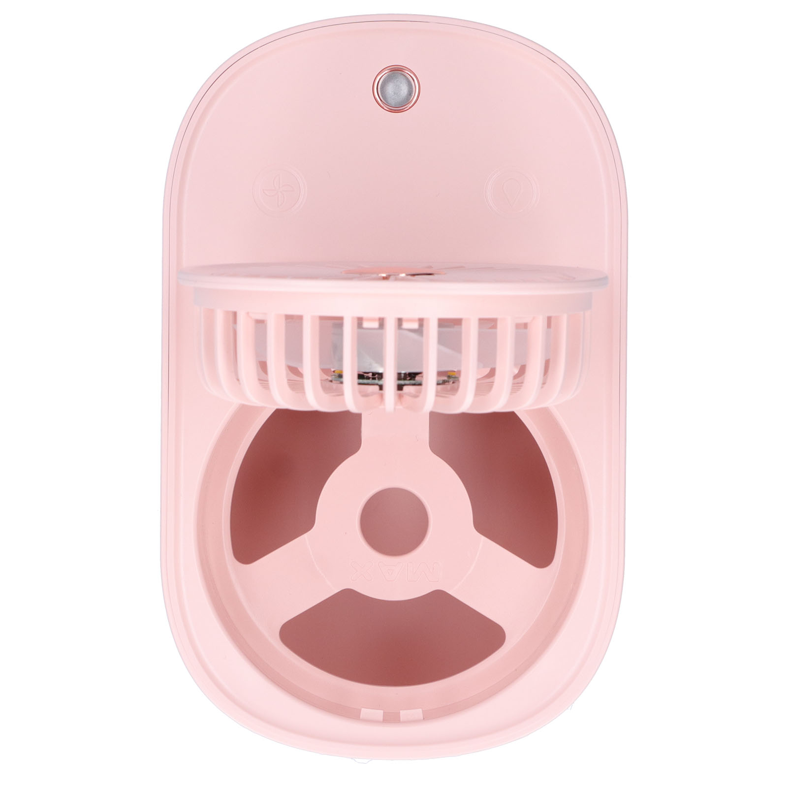 90° 2-in-1 Faltbarer Elektroventilator Mit Tragbarem Luftbefeuchter Für Zuhause Und Büro – Rosa