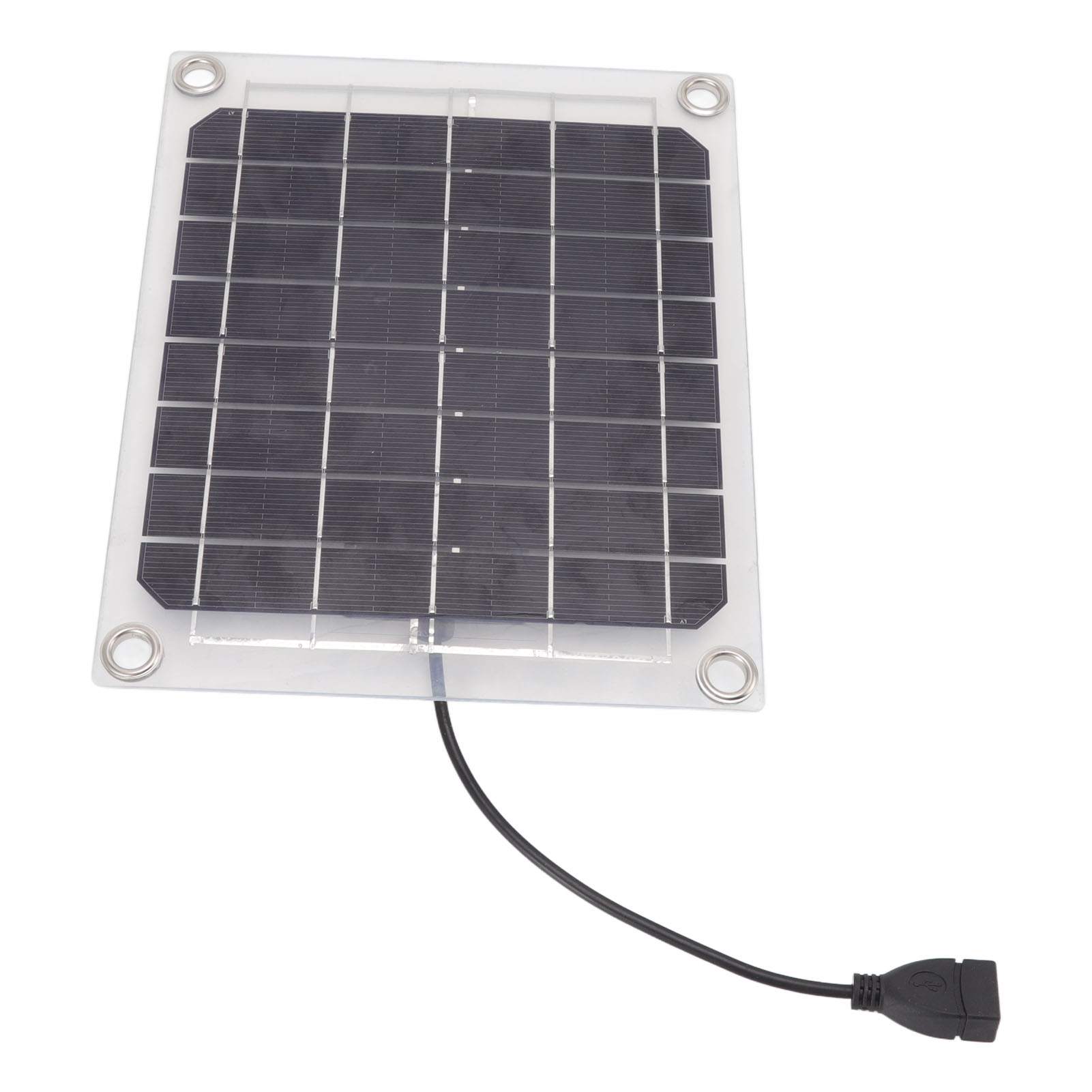 10-w-usb-doppelseitiges Transparentes Solarpanel Zur Stromerzeugung Bei Reisen Im Freien
