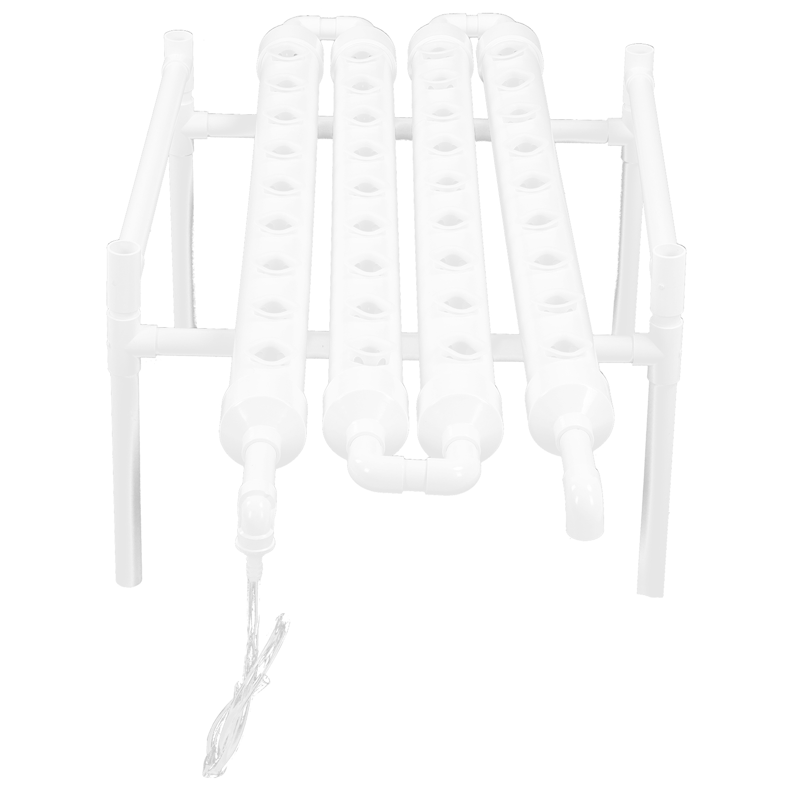Hydroponisches Einschicht-anbausystem Mit 36 Zellen, Pvc-rohrsystem, 100–240 V Eu-stecker