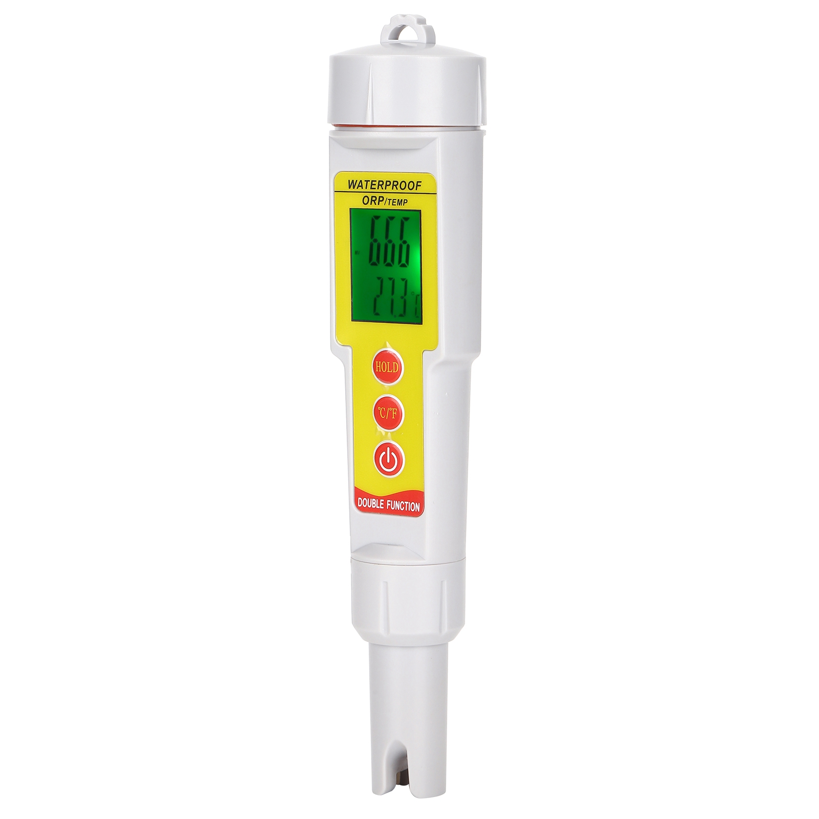 Der Tragbare Orp-analysestift Misst Digitales Redoxpotential Und Temperatur.