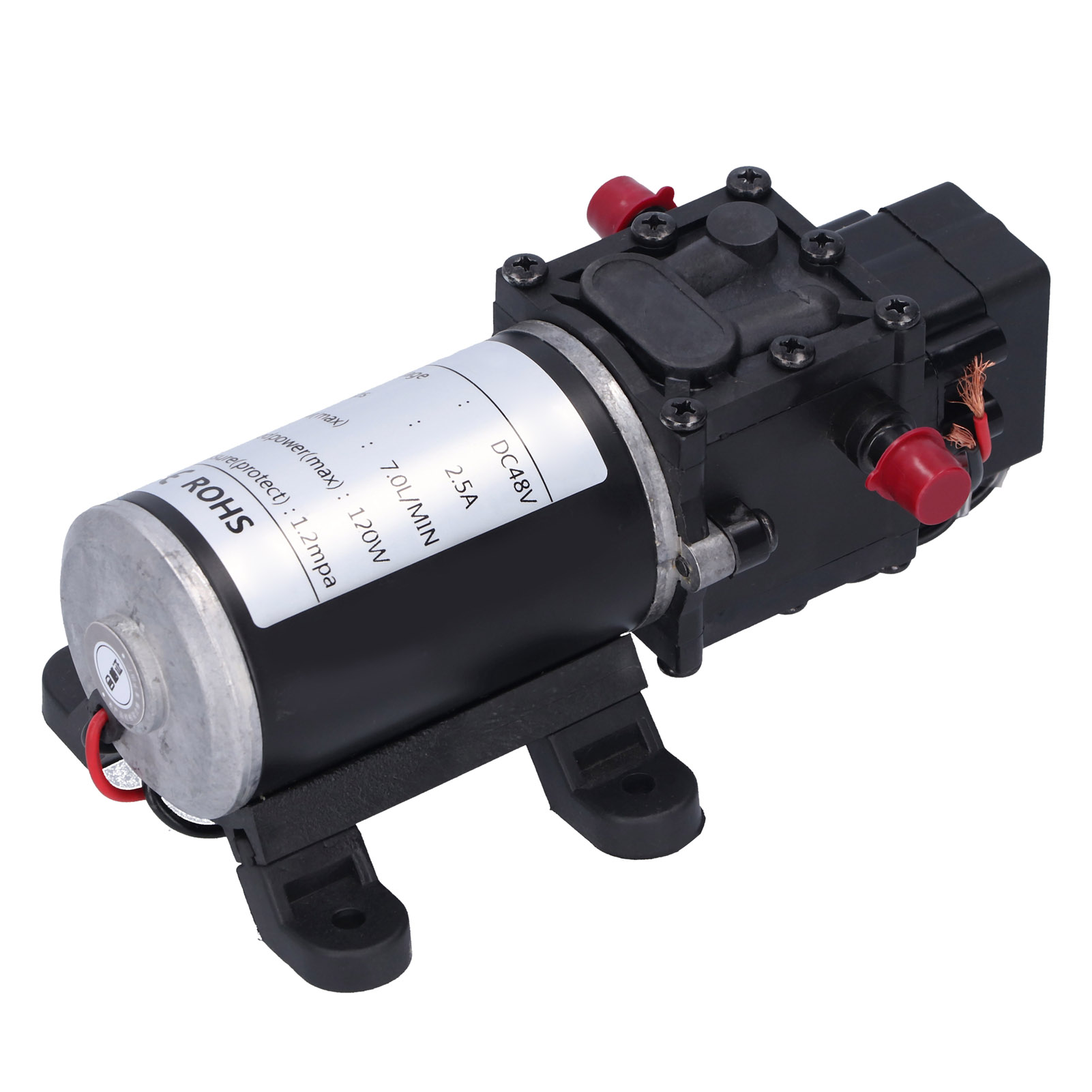 48 V Dc, 120 W, 7,0 L/min Intelligente Membranpumpe, Automatische Hochdruckpumpe Für Die Zerstäubung
