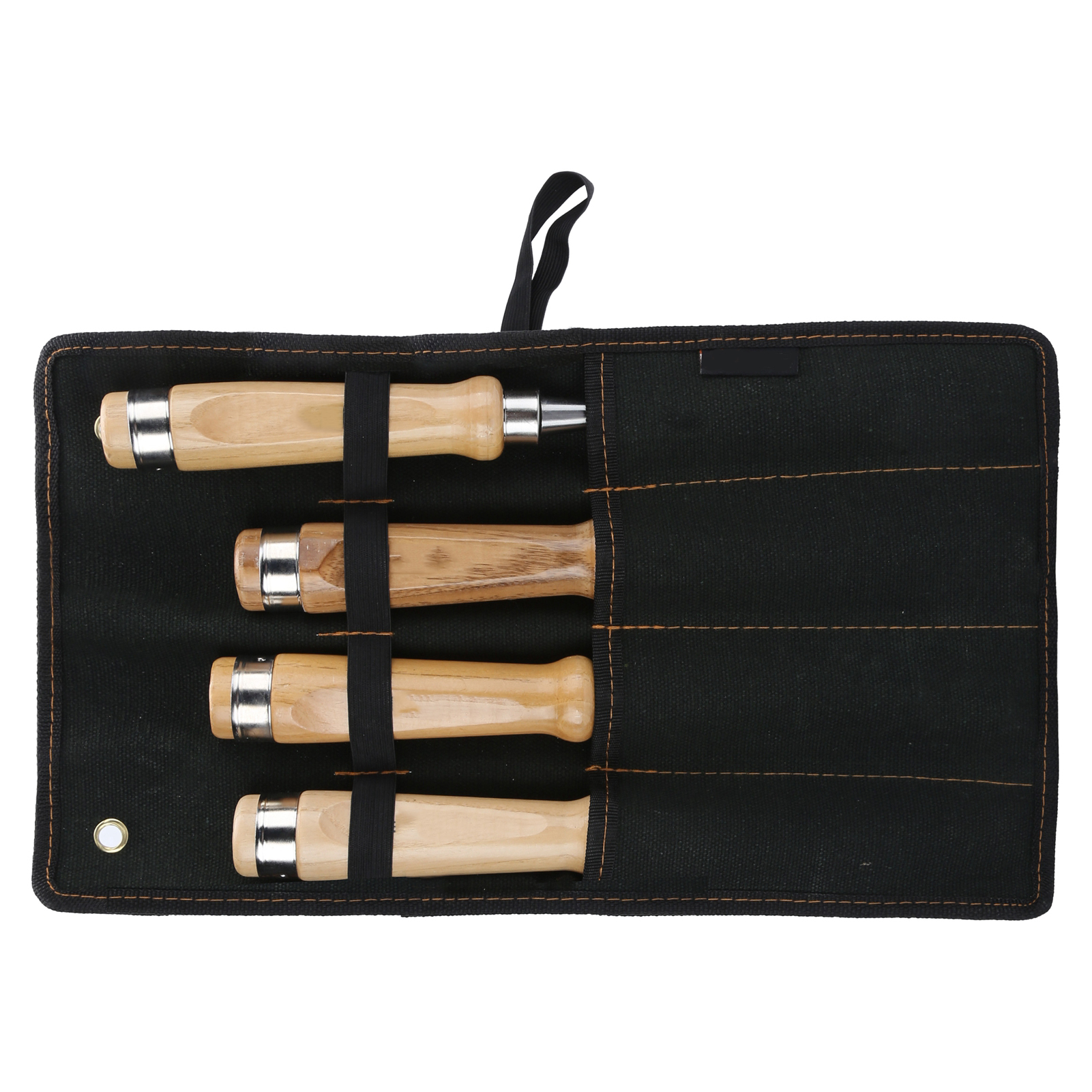 Set Mit 4 Flachmeißeln Für Holz, Heimwerker-handwerkzeuge Aus Chrom-vanadium-stahl