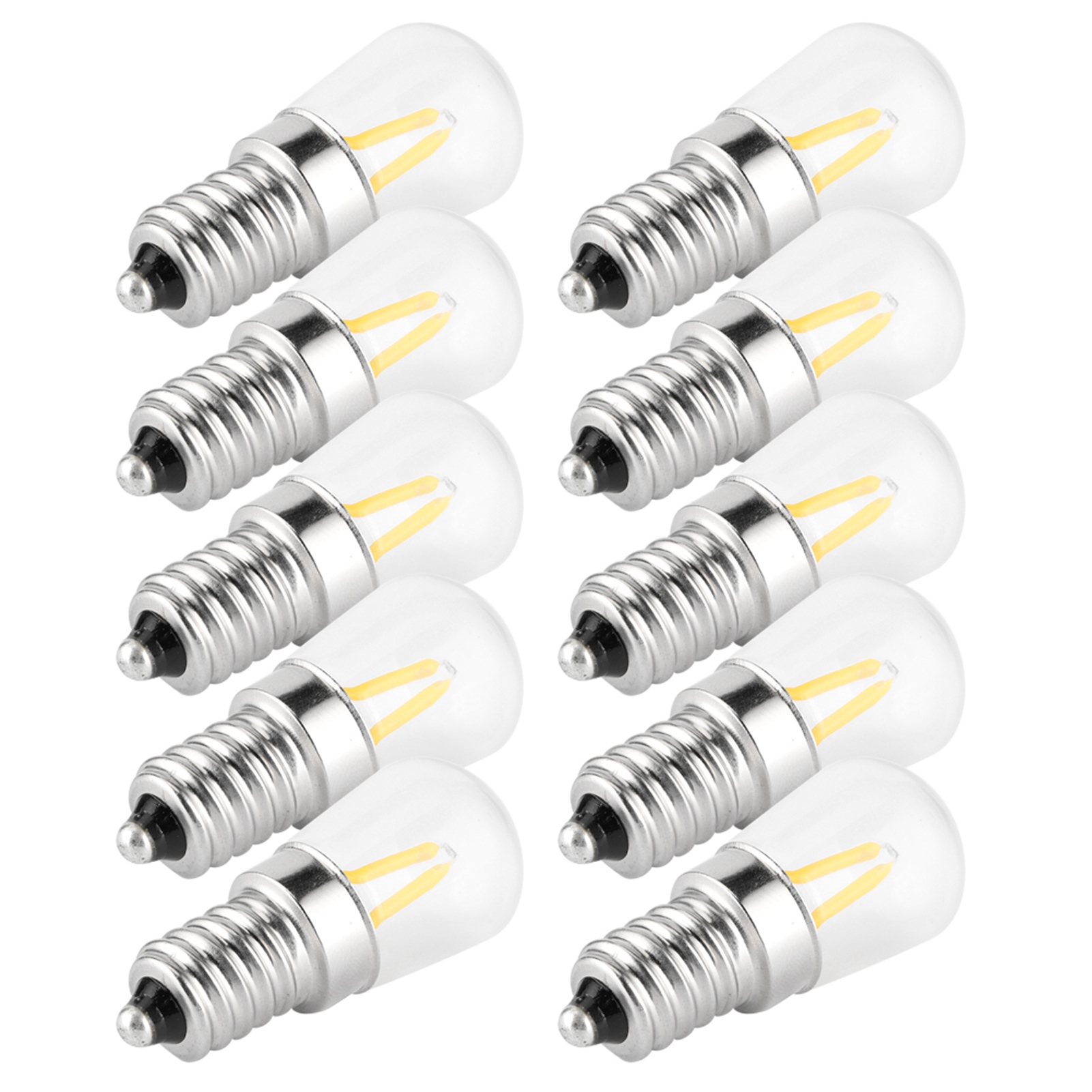 E14-glühbirne Mit Kurzem Glühfaden, 1,5 W, 110 V Wechselstrom, Kronleuchter-/deckenleuchtenbirne, Lampenzubehör, Warmweiß