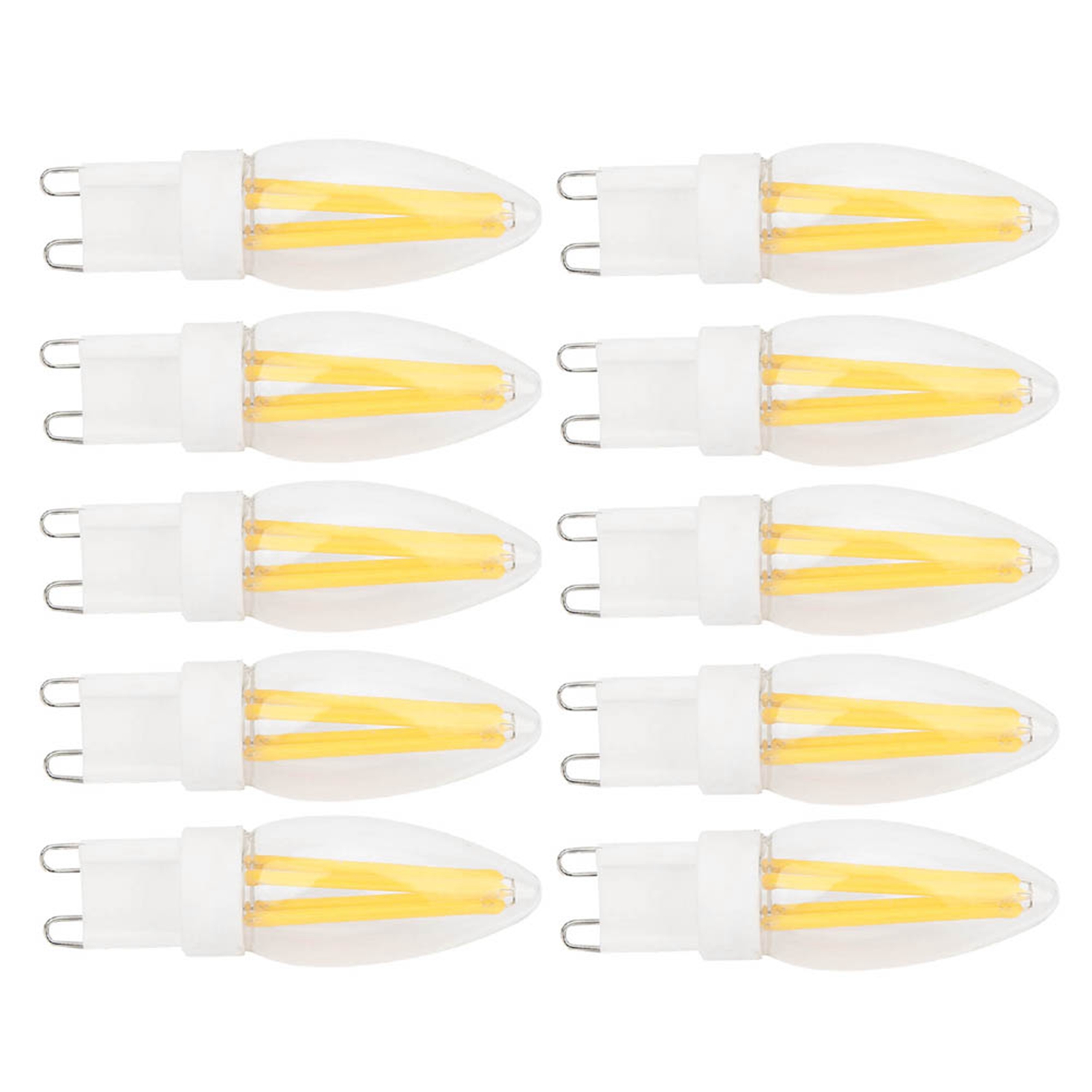 10 G9 3w Warmweiße Led-lampen, Stiftlampe, Kronleuchterleuchte, Beleuchtungszubehör Ac110v
