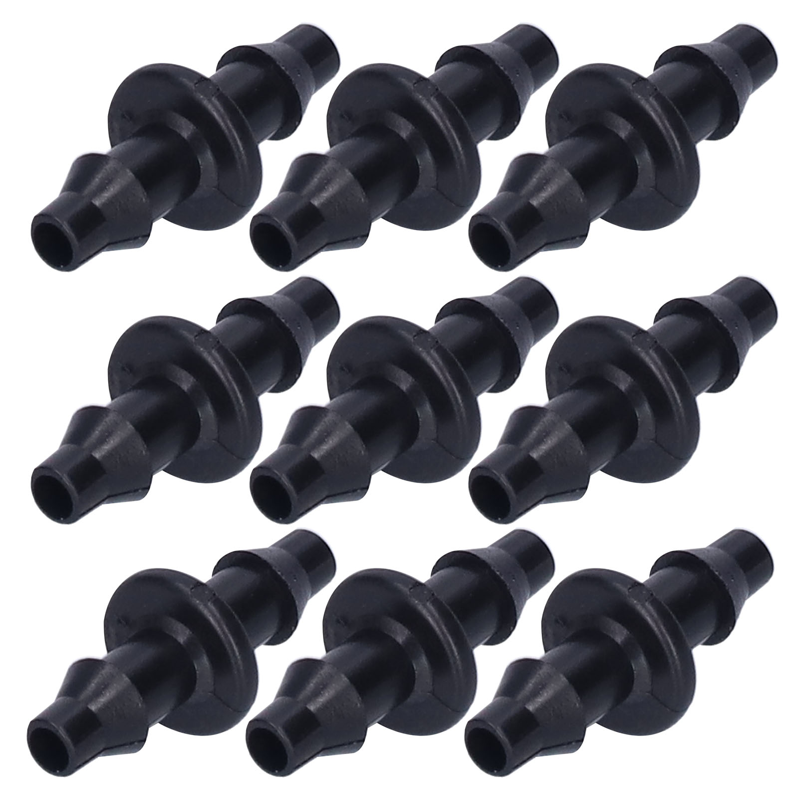 Packung Mit 100 4/7 Mm Bewässerungsfittings, 2-wege-verbinder Für Tropfbewässerung, Gartenzubehör.
