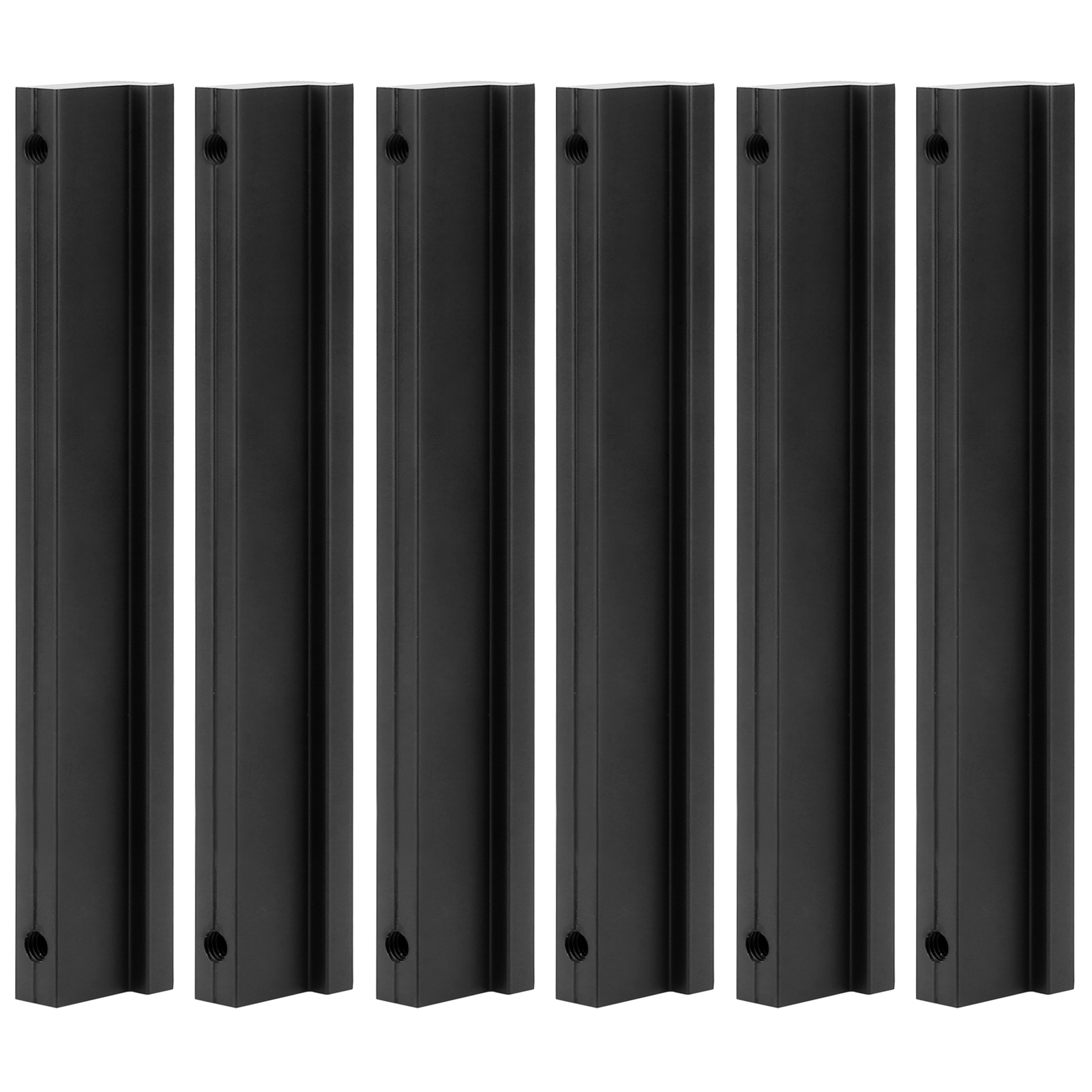 6 T-griffe Aus Aluminiumlegierung Für Küchentüren, Möbelschubladen, Beschläge (96 Mm)