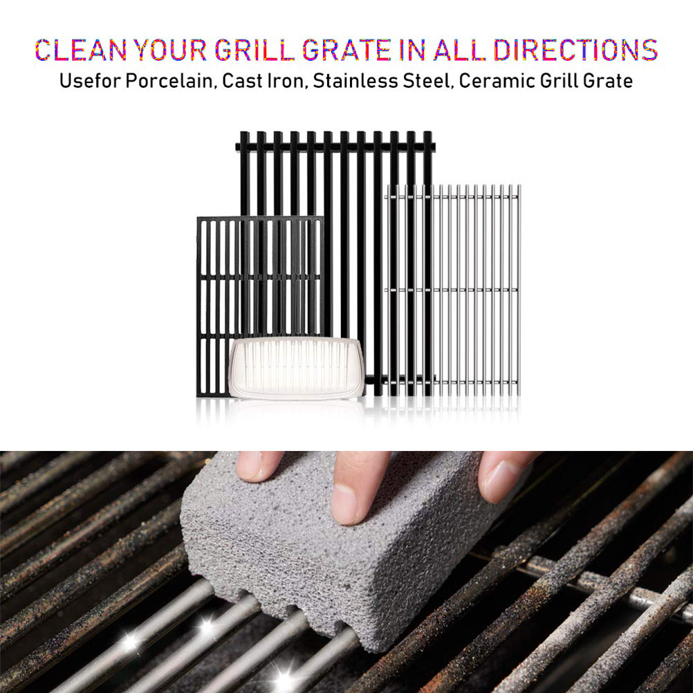 Set Mit 4 Wiederverwendbaren Bimssteinen Zur Reinigung Von Grills, Reinigungsblöcke Zur Entfernung Von Grillflecken