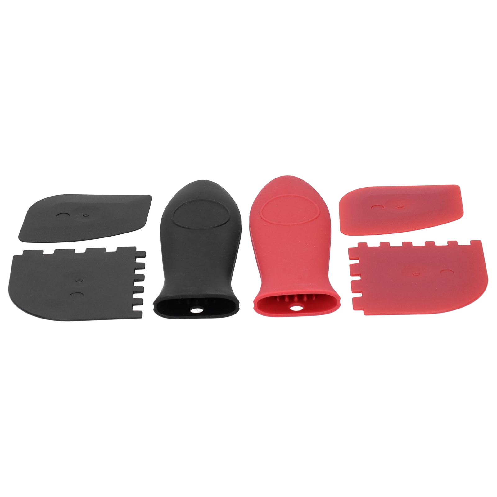 Set Mit 6 Silikon-griffüberzügen Gegen Verbrühungen, Schutzset Für Töpfe Und Pfannen, Küchenzubehör
