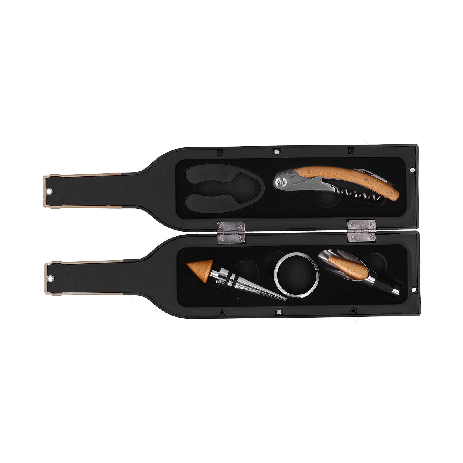Korkenzieher-set, Ausgießer, Stöpsel, Tropfstoppring, Innovativer Folienschneider, Küchenhelfer, Weihnachtsgeschenk