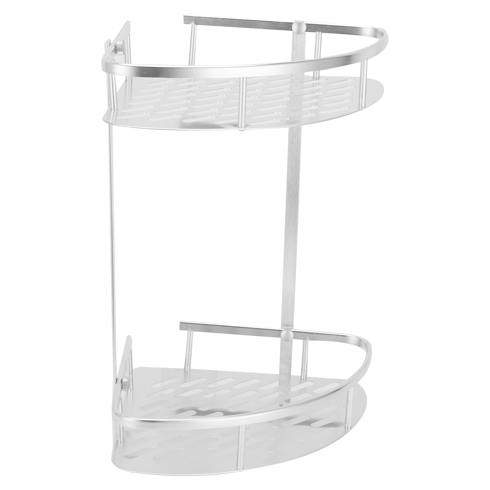 2-stufiges Eckduschregal, Aluminium-wandhalterung Für Badezimmer, Küche Oder Studentenwohnheim