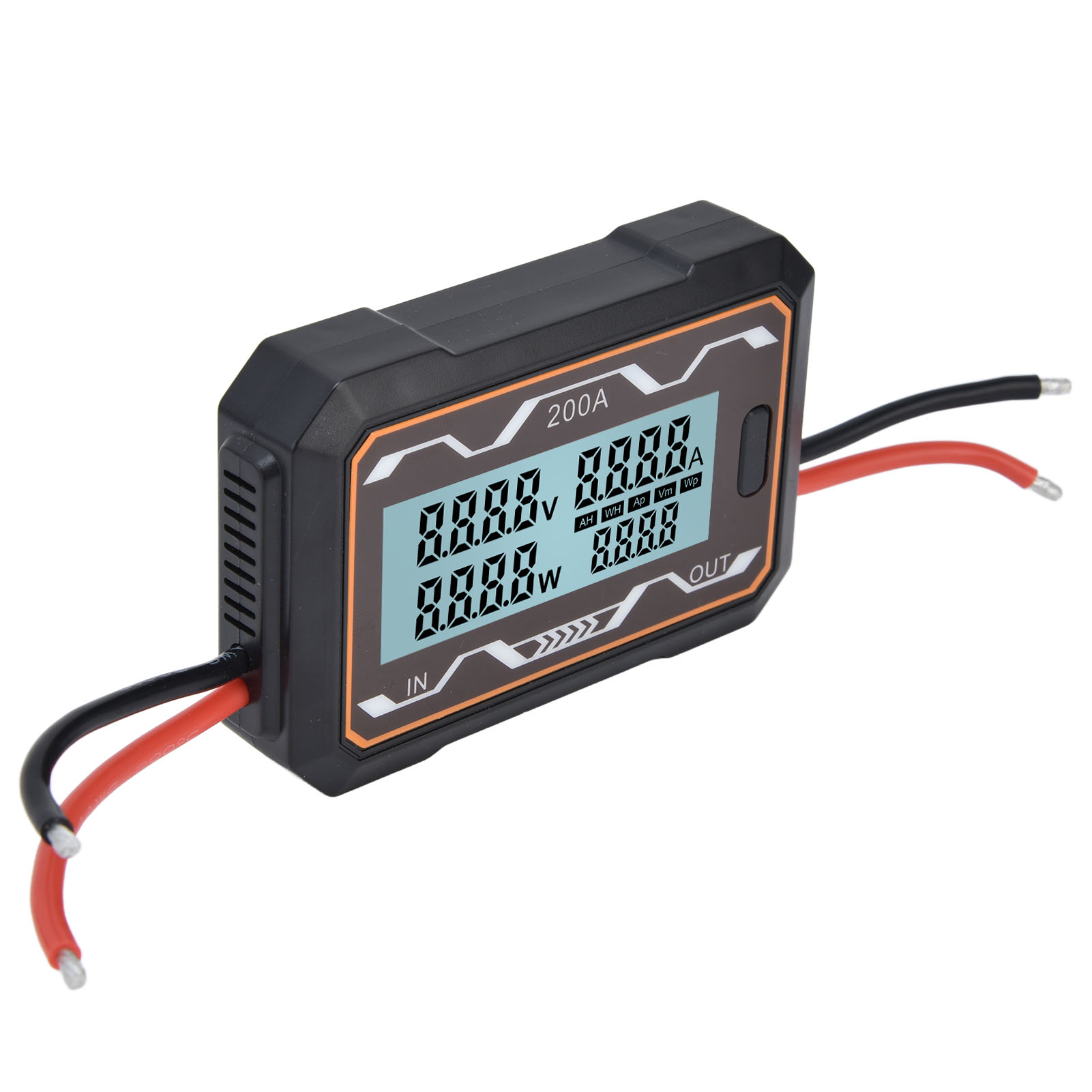 Gleichstromzähler Mit Hintergrundbeleuchtung, Großem Multifunktionsdisplay Für Solaranlagen, 0-60v 200a Tester