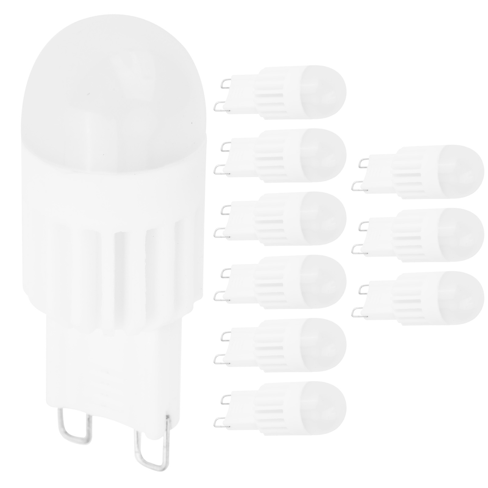 10 G9 3w 5led-glühbirnen In Warmweiß Für Kronleuchter Und Deckenleuchten, 110v