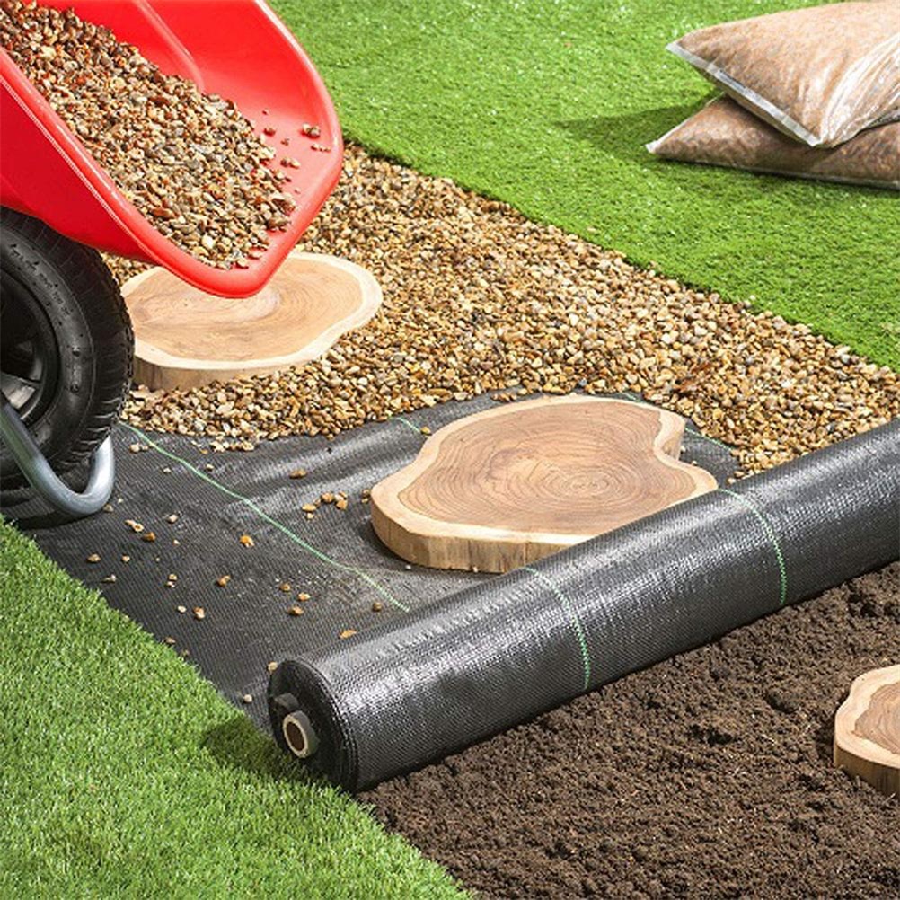 Unkrautvlies Für Den Garten, Mulchvlies Für Den Außenbereich, Rasenmatte Für Die Landschaftsgestaltung, Bodendecker Für Den Gartenbau 100 G/m².
