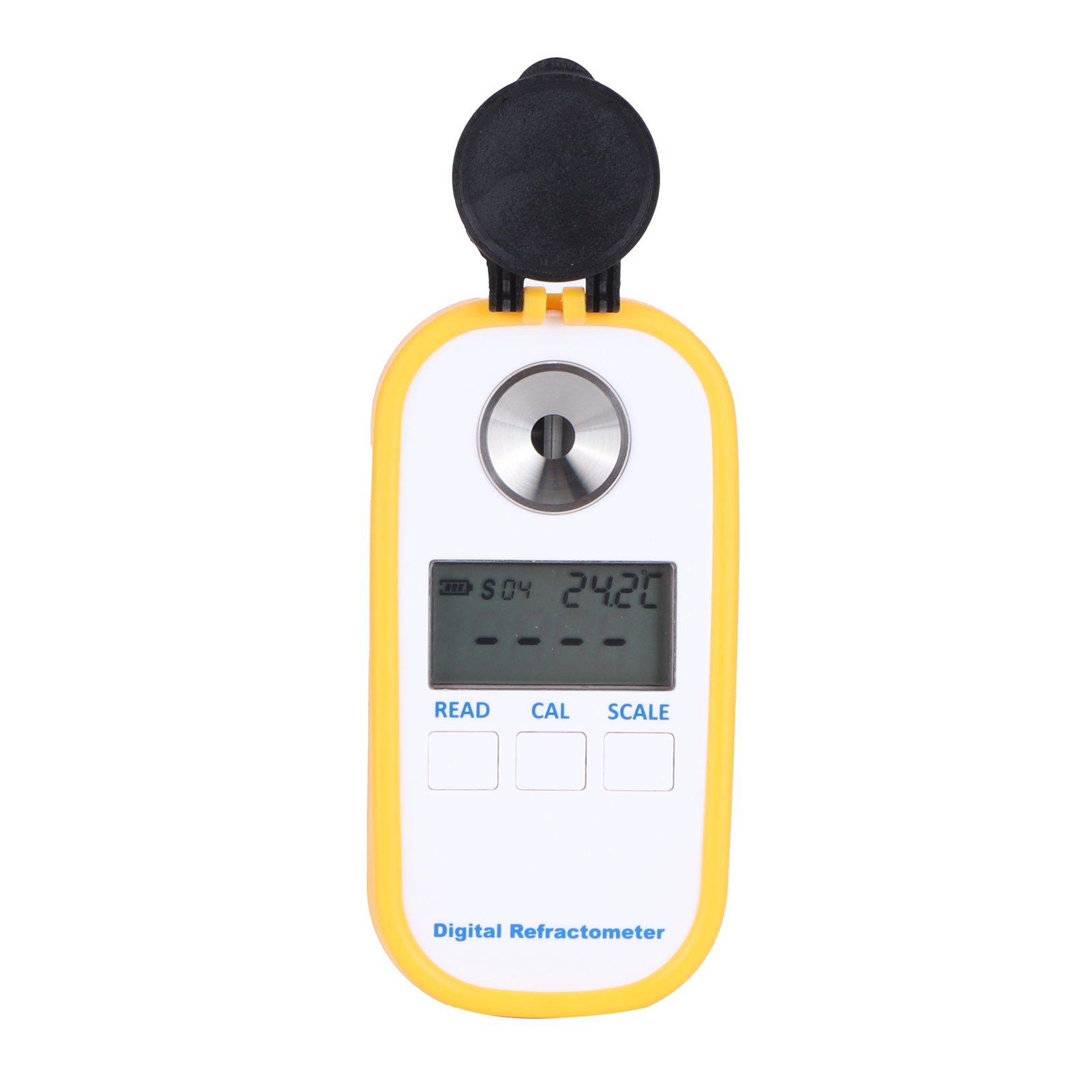 Tragbares Digitales Lcd-refraktometer (0–50 %) Mit Brix-anzeige Und Digitalem Zuckermessgerät