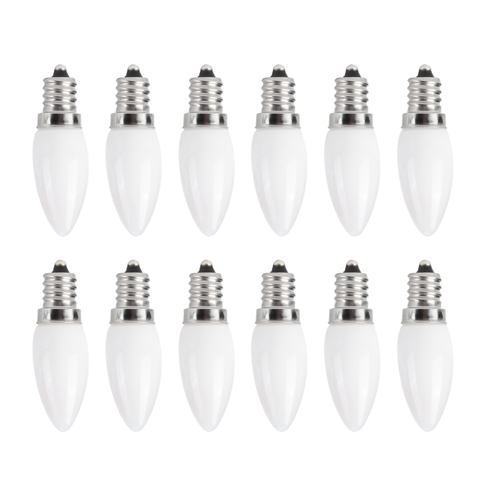 10er-pack E12-led-lampen (1,5 W, Warmweiß) Für Kronleuchter, Deckenleuchten, Wandleuchten Und Innenbeleuchtung. 110 V Wechselstrom.